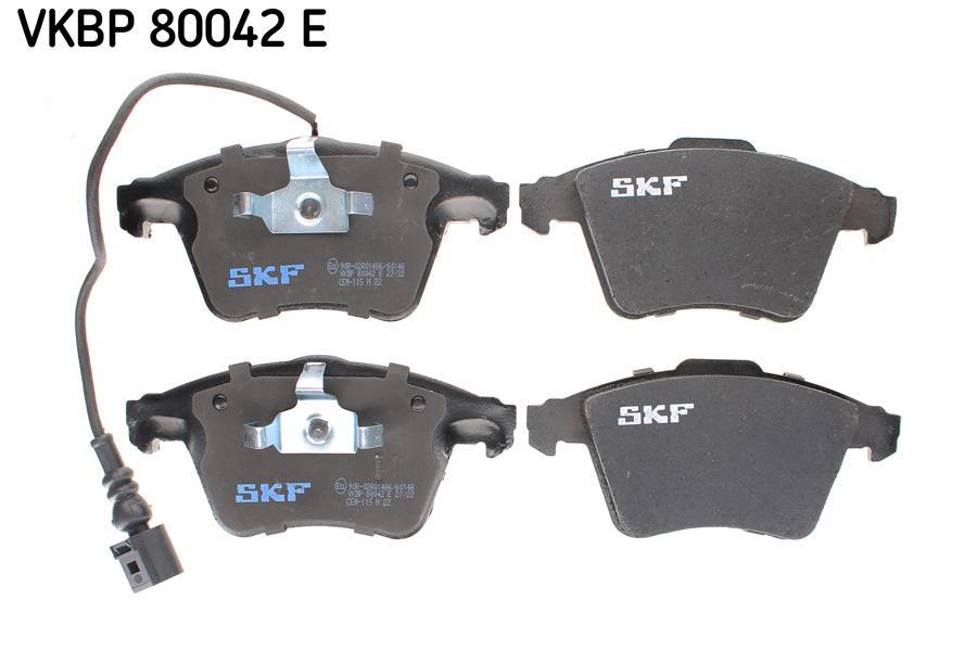 Jogo de 4 pastilhas de travão SKF VKBP 80042 E